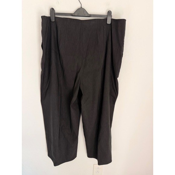 VINCE Cropped Wide Leg Linen Blend Minimalist Pants Plus Size 20W NWT - Picture 9 of 10